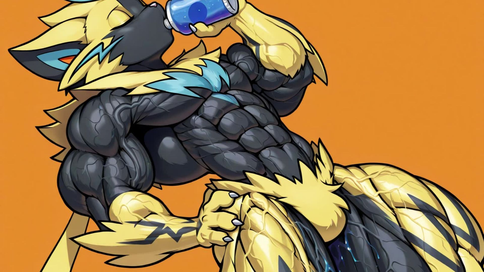 捷拉奥拉的能量特饮【AI绘画】