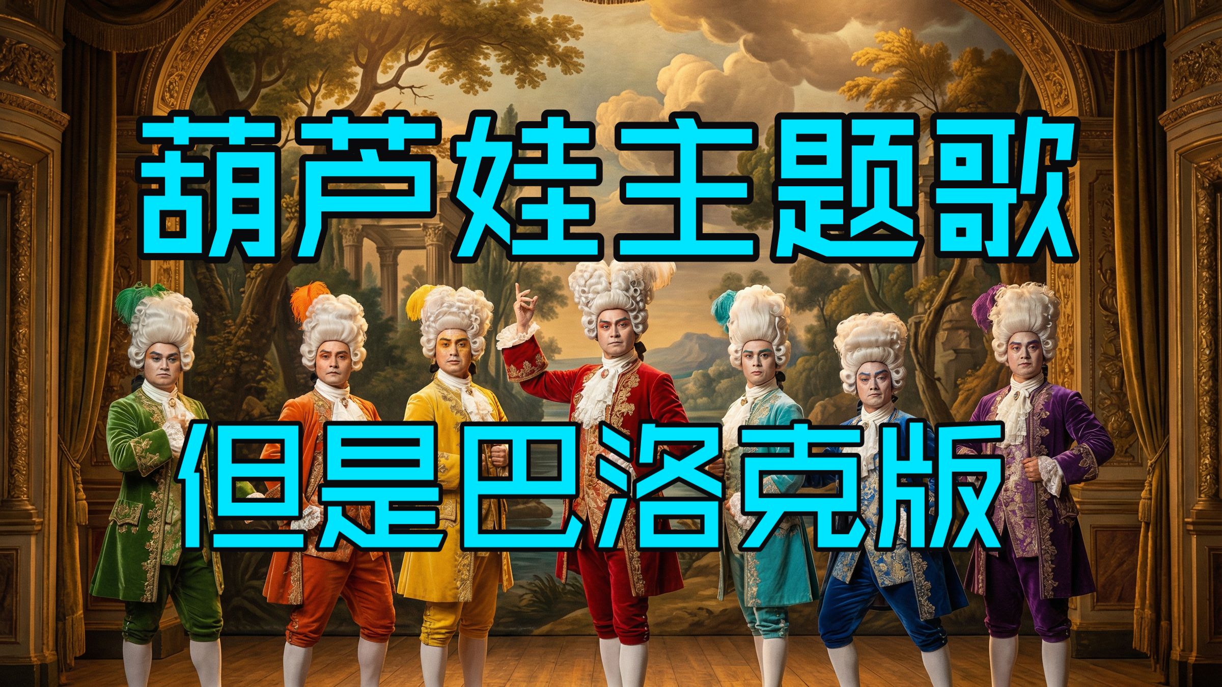 【AI魔改音乐】葫芦娃主题歌，但是巴洛克版