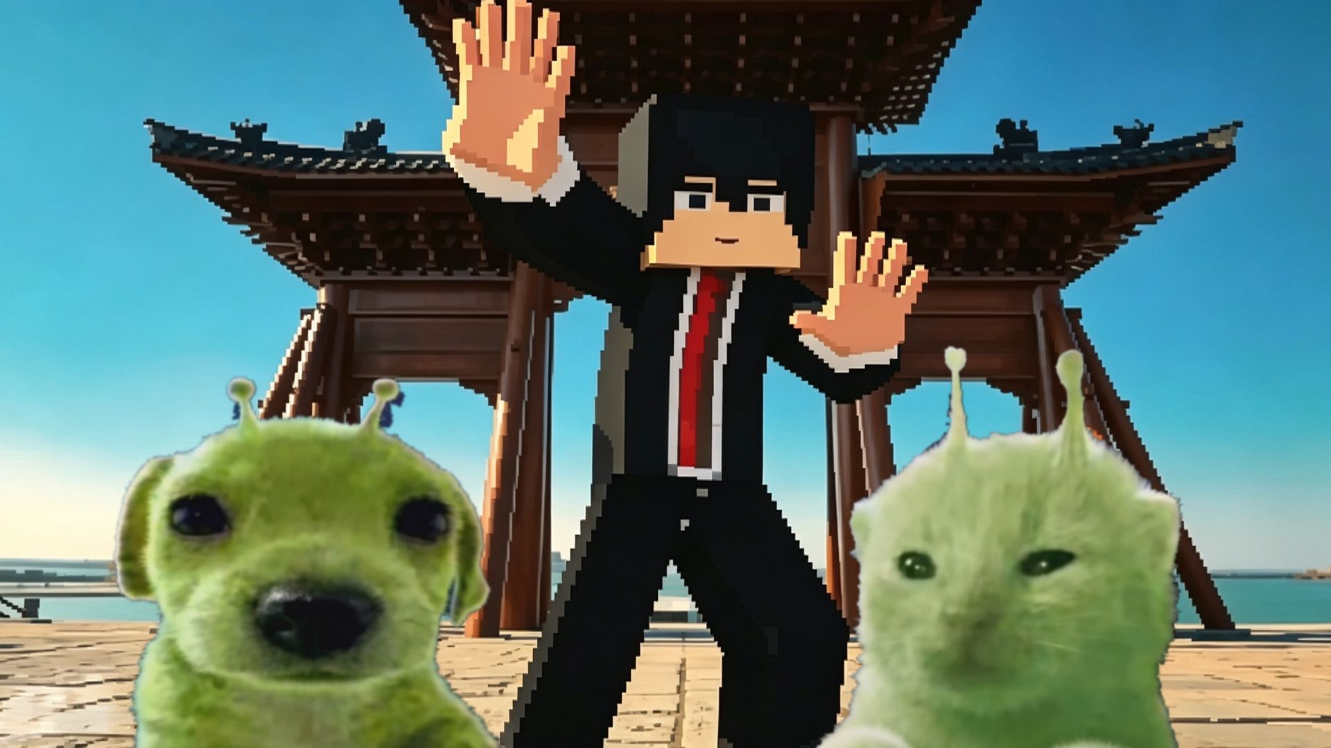 “我，罗辑，对三体世界摇一摇！”
