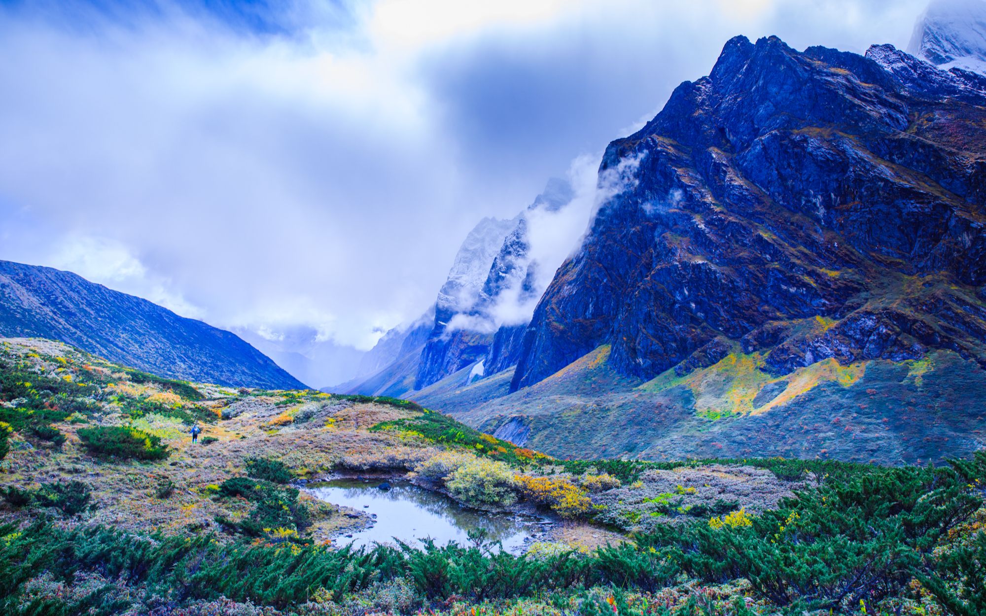 珠峰东坡噶玛沟徒步第七天—雪山冰川峡谷