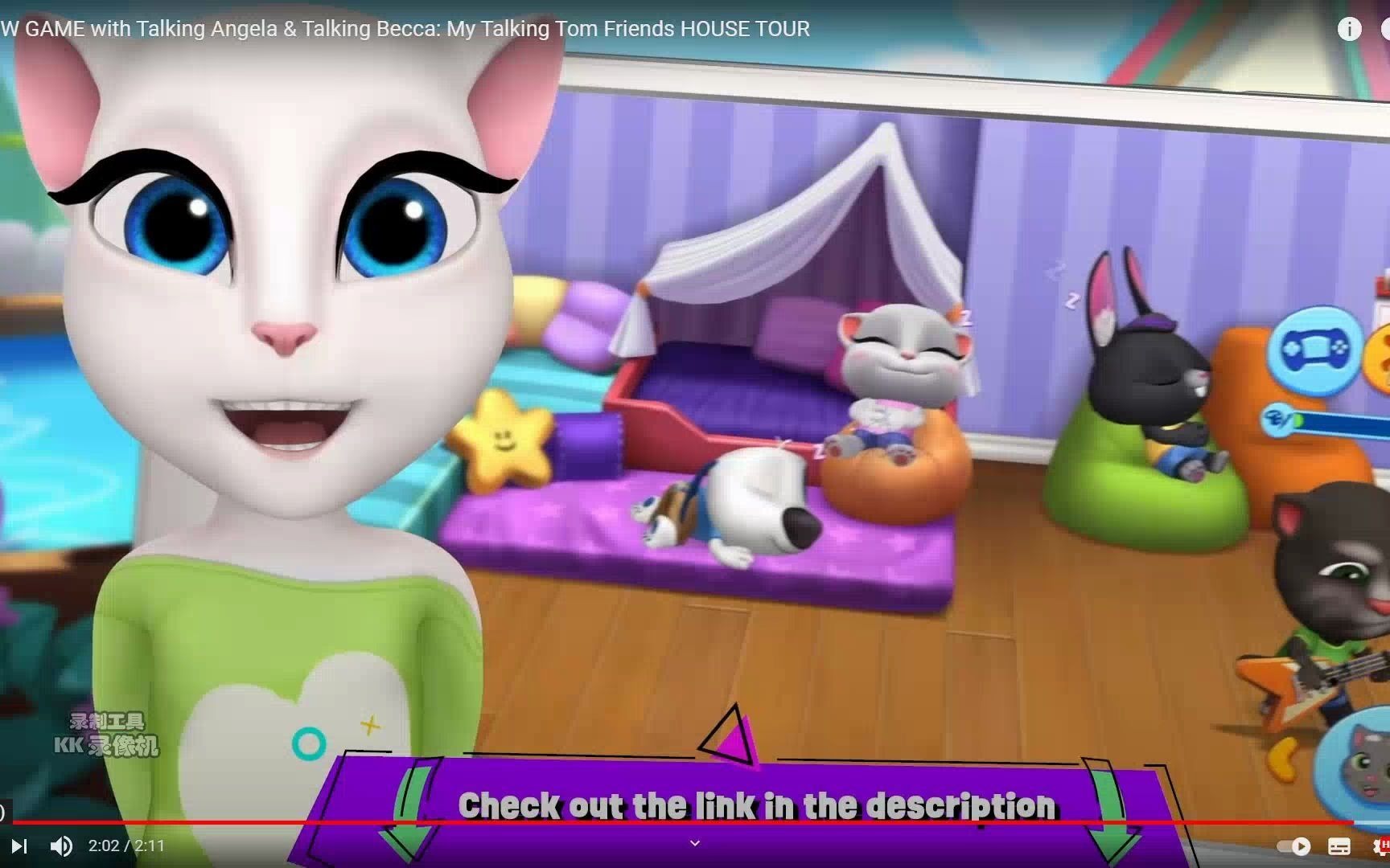 📣 NEW GAME with Talking Angela & Talking Becca: My Talking Tom Friends  HOUSE TO-哔哩哔哩