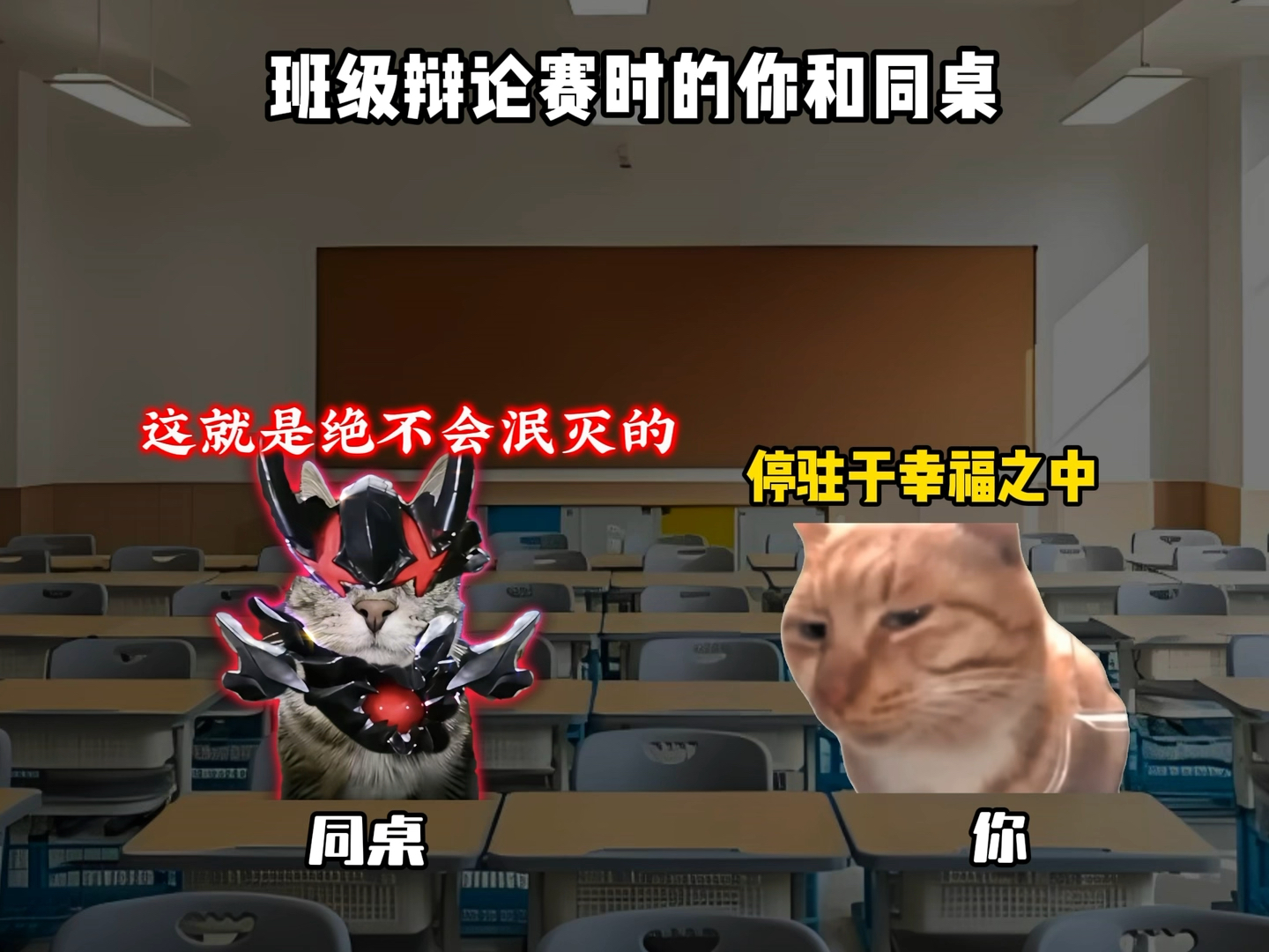 班级辩论赛时讨论永恒的生命