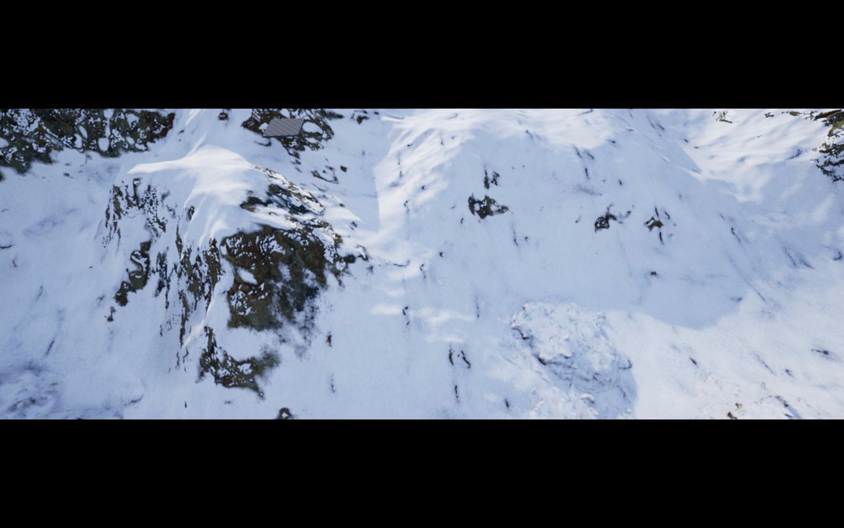 UE4虚拟纹理制作雪山融合场景资产，可太香了
