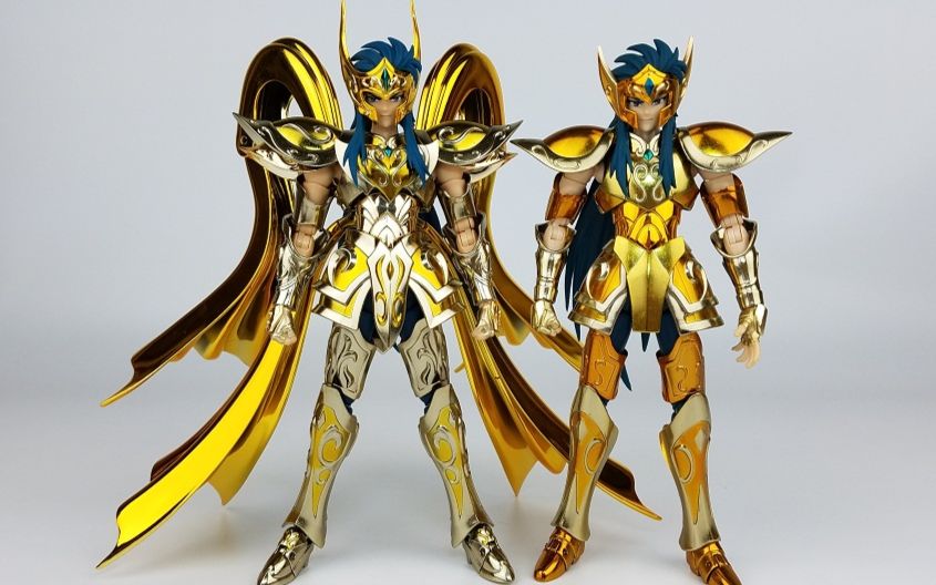 [刘哥模玩]圣斗士星矢圣衣神话ex神水瓶卡妙(黄金魂)172
