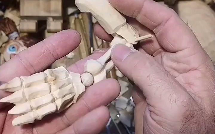 【木偶】如何制作一只骨骼手，很简单，你必须先制作一只正常的手