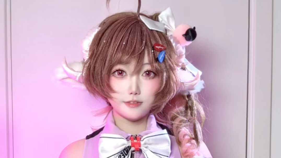 【明日方舟终末地cos艾尔黛拉】谁能拒绝qq弹弹的呆毛