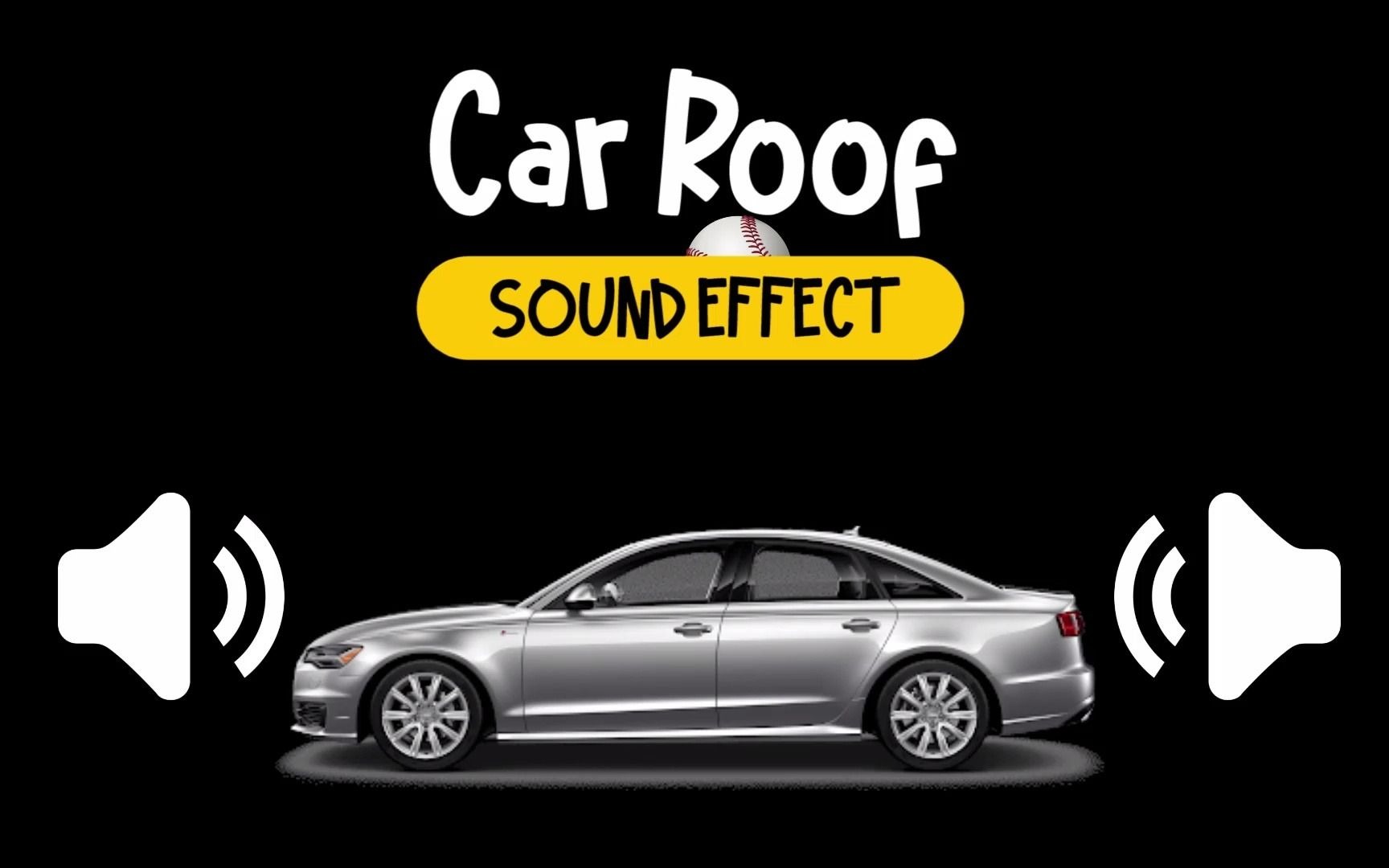 车顶 物品 掉落 金属 音效 (HQ)