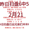 昨日扫盘6中5今日扫盘已出兄弟们冲冲冲继续拿捏主任