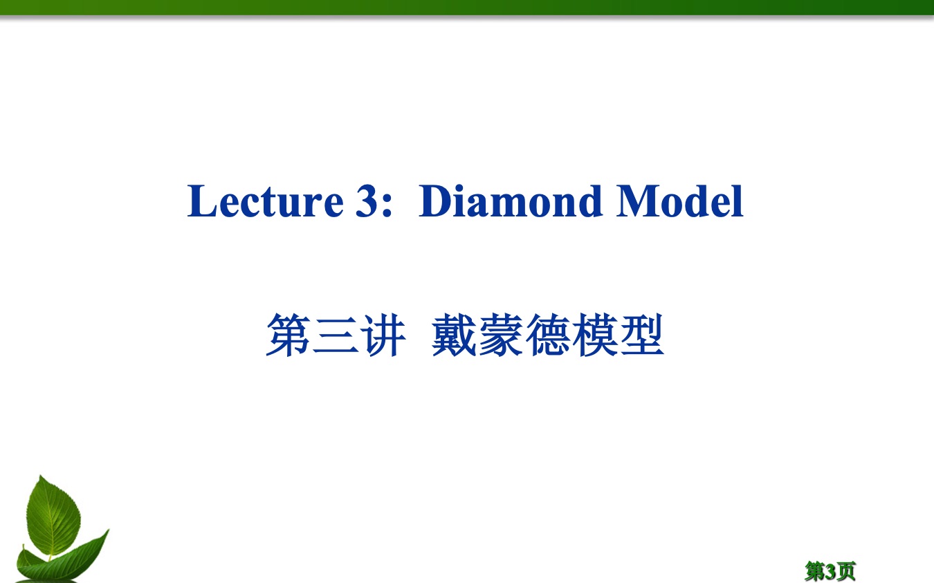 高宏系列之3—戴蒙德模型_哔哩哔哩_bilibili