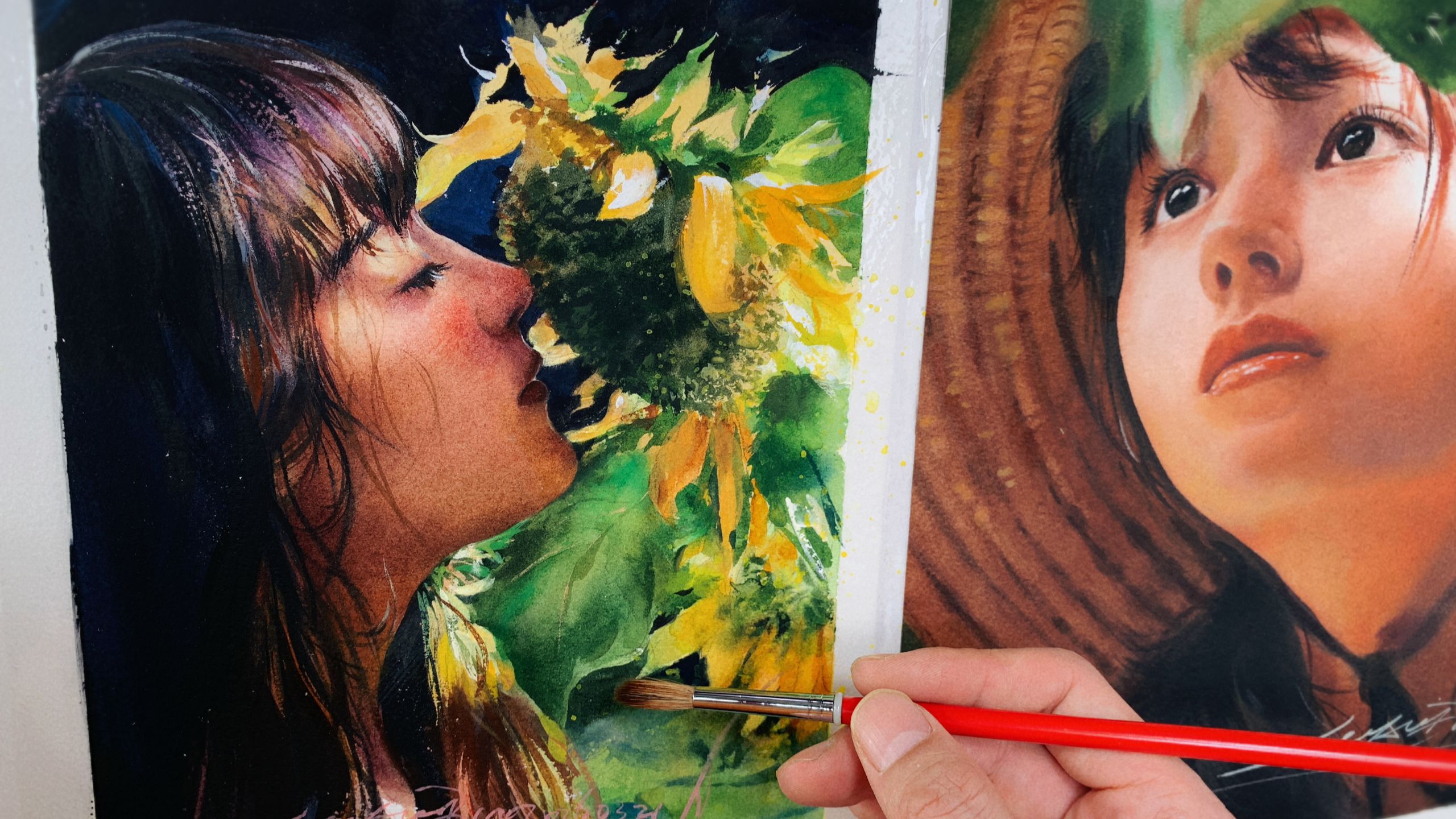 拯救脏色 | 怎么处理人物画中的“灰”？【水彩百幅计划 100 /018】