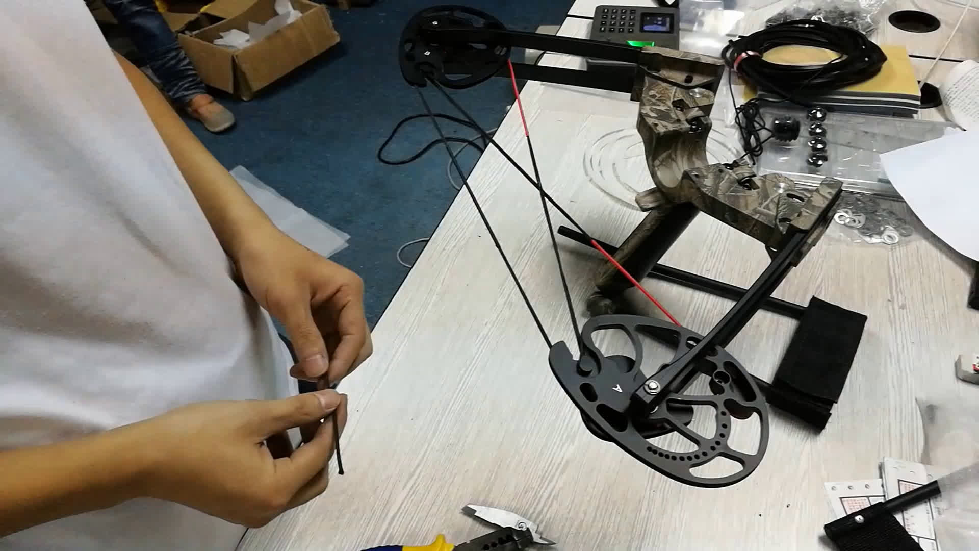 腕托复合弓演示d换制作和安装