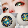 BJD 娃眼 流沙眼 【孔雀翎羽】 立体刻纹版