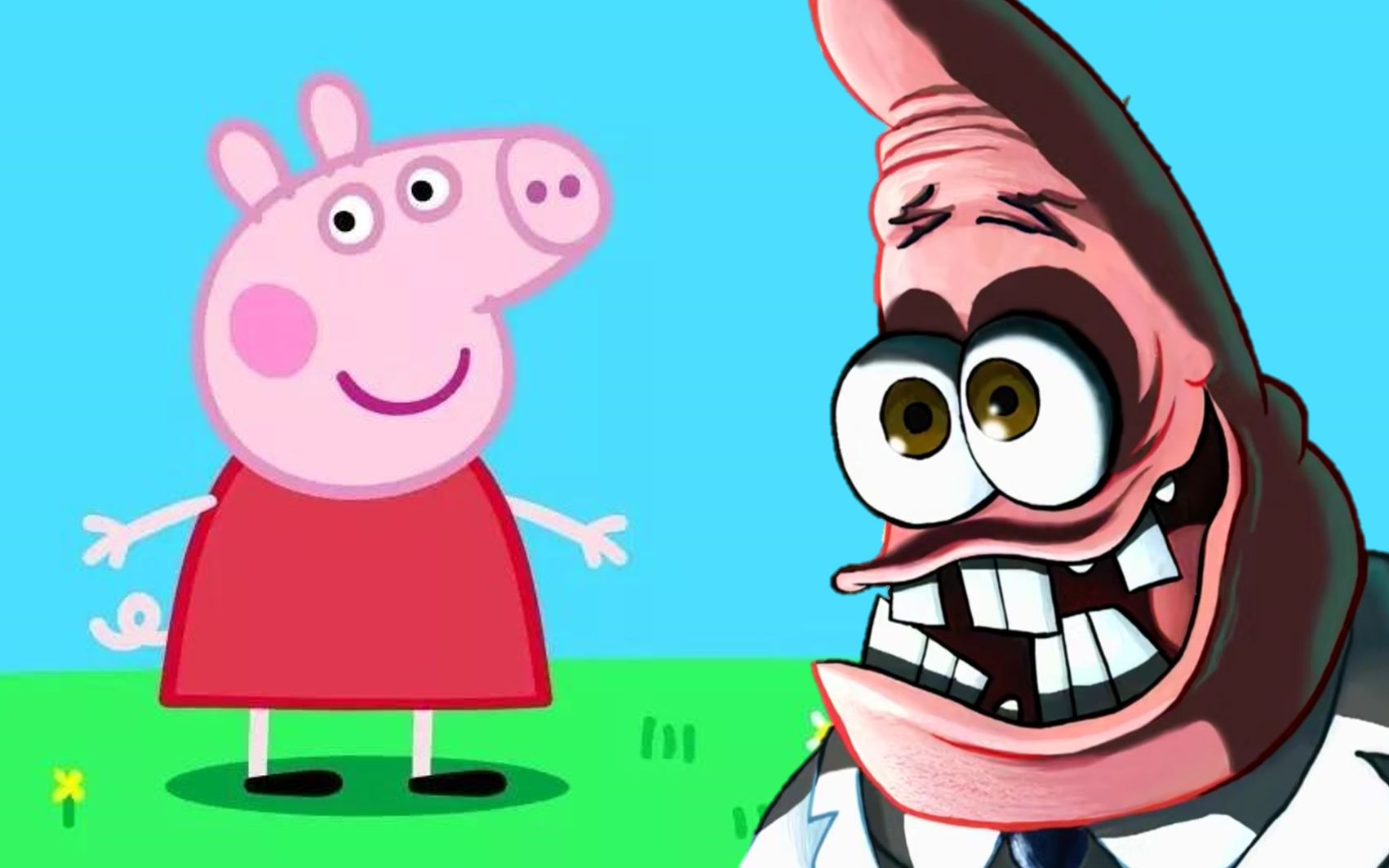 派大星：骗 子 看 佩 奇 时 被 抓 ？-白小楠二号-白小楠二号-哔哩哔哩视频