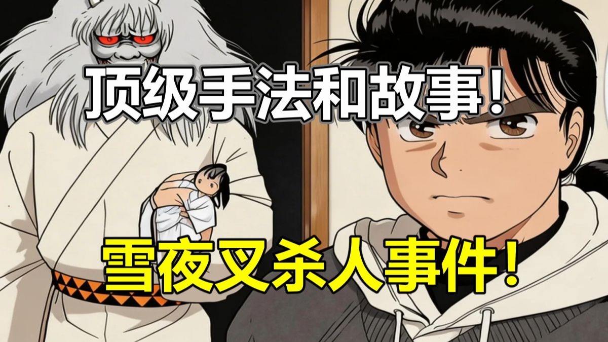 绝妙的手法！悲伤的结局！《金田一少年事件簿》之雪夜叉传说杀人事件