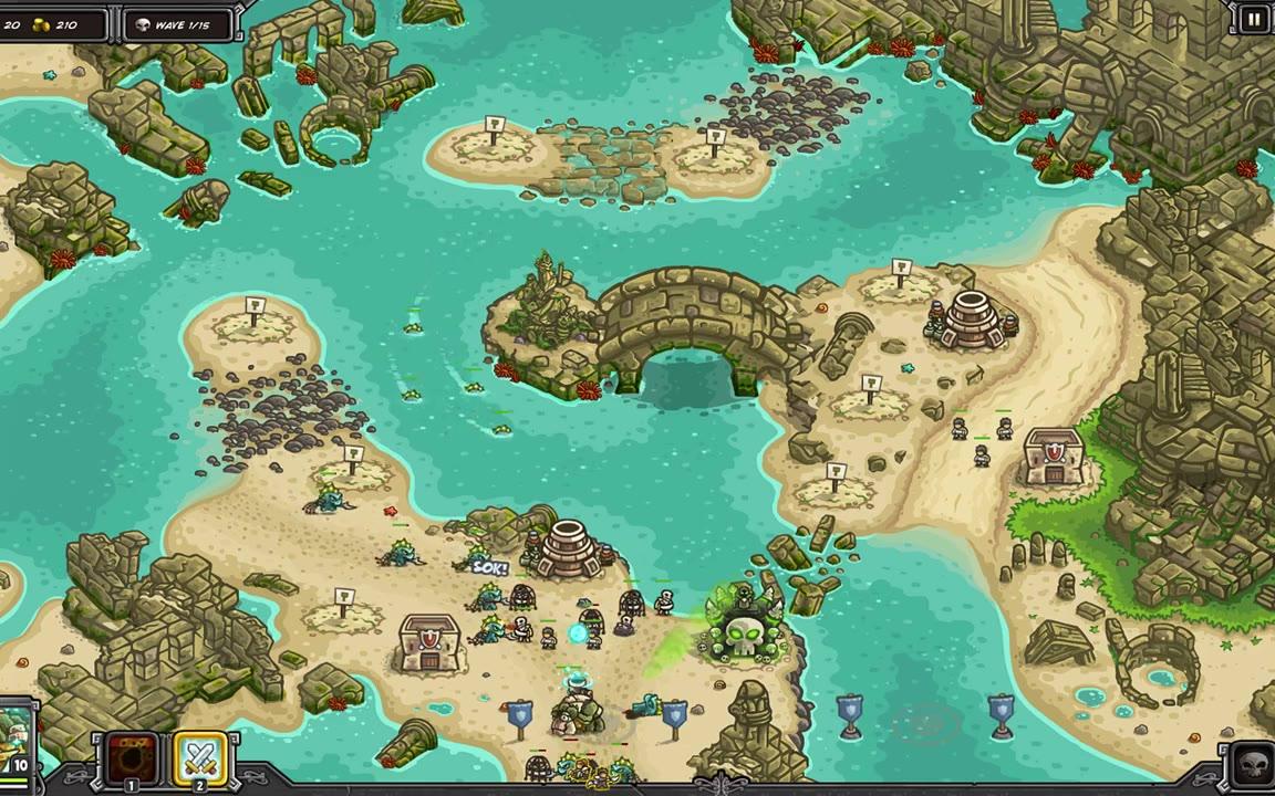kingdomrushfrontiers王国保卫战前线第十八关沉没城堡视频攻略