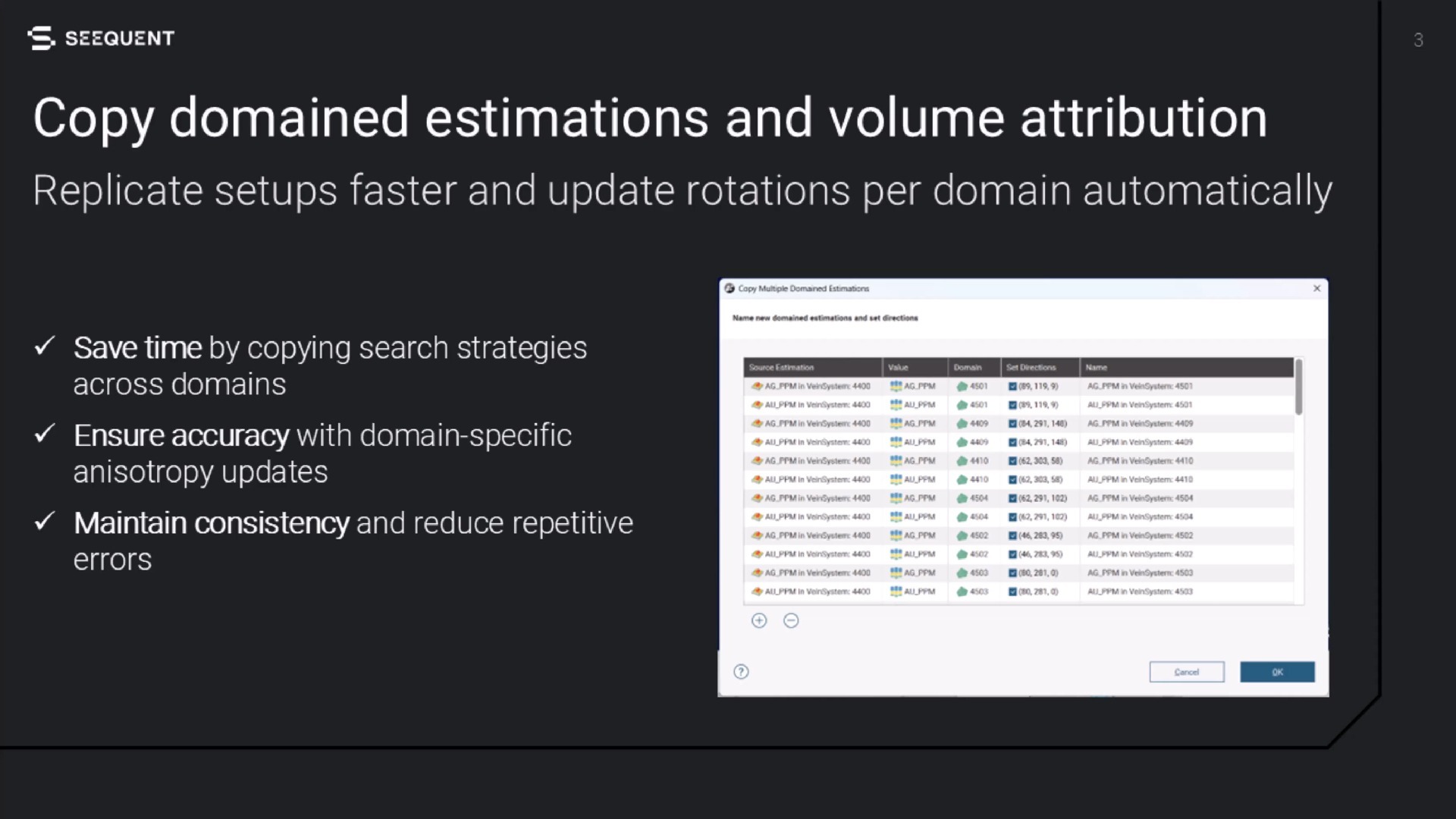 Streamlining your multi-domain set-up and rotation management in leapfrog geo