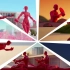 2022杭州亚运会首发宣传片《主场在此》中国红配色运动员配合中国传统元素场景效果炸裂。