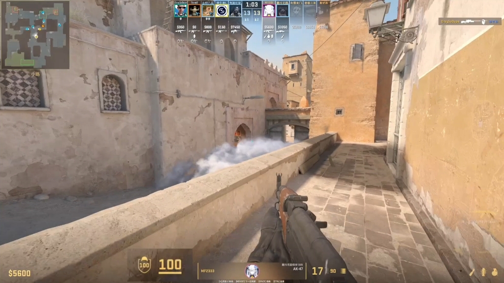 CS萌新在B站上传的第一个视频