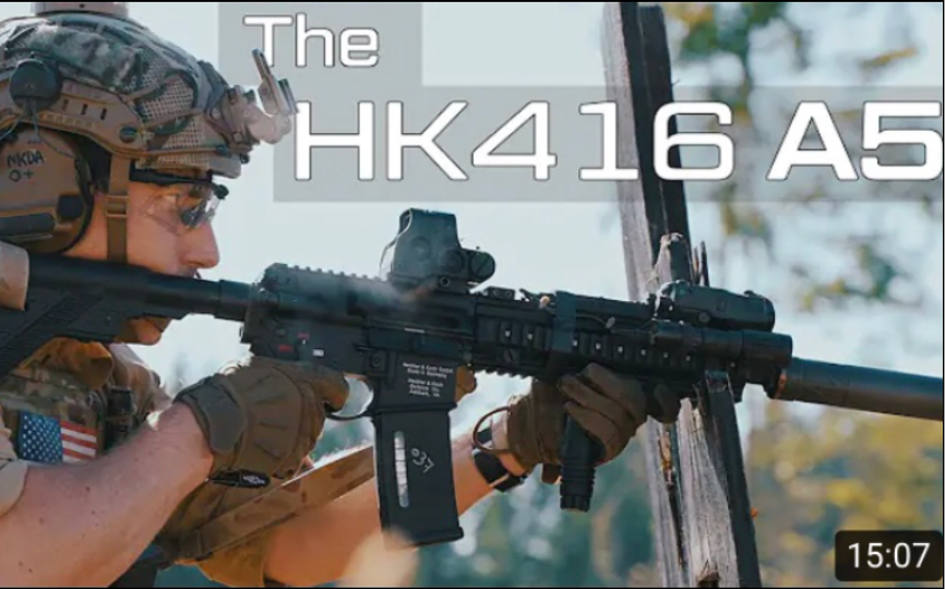 中文字幕【Garand Thumb】HK416A5，最新款