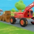 挖掘机来洗车，儿童动画 益智 早教 育儿 玩具 启蒙 卡通 汽车玩具 动画片