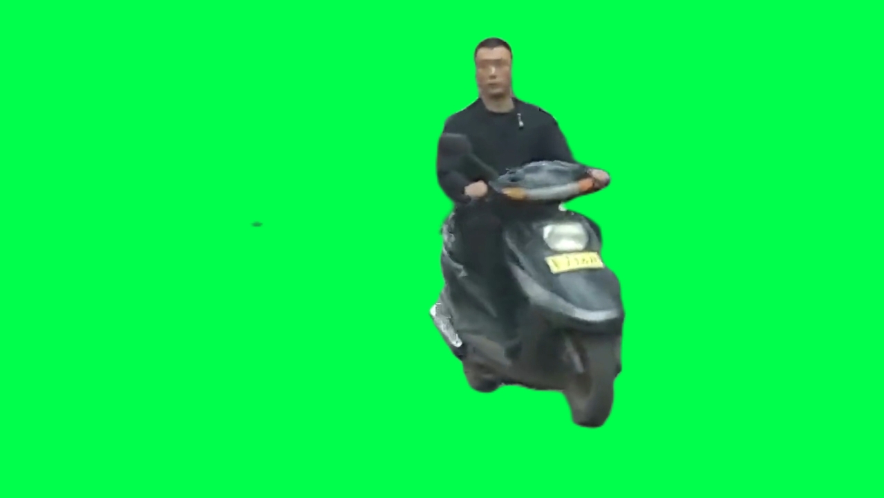 绿幕素材-华强入场