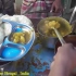 印度菜 路边疯狂早餐 众多三哥享用便宜但可口的街头食物(原标题直译) 各种盛糊细节