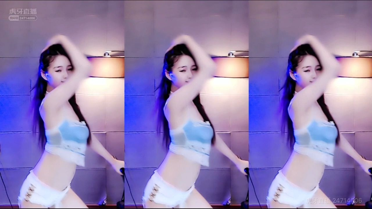 虎牙 斗鱼女主播 高丢丢 舞蹈剪辑回放