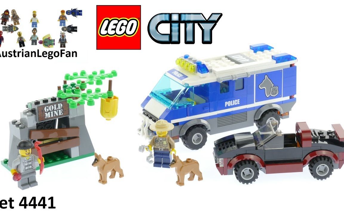 乐高lego城市系列4441森林警察警犬车2012速拼评测