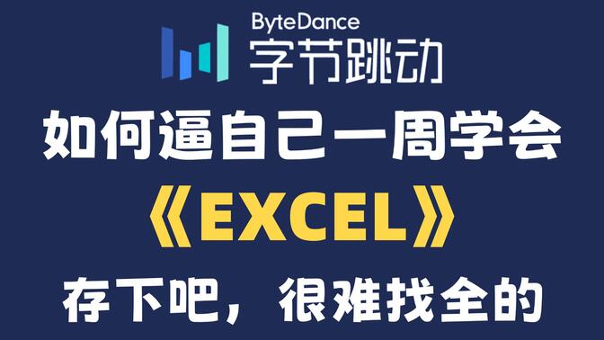 【精华版】强推！这可能是B站最全的EXCEL零基础全套教程，2024最新版，适合所有EXCEL小白，让你少走99%的弯路，从零基础小白到大神只要这一套就够了！