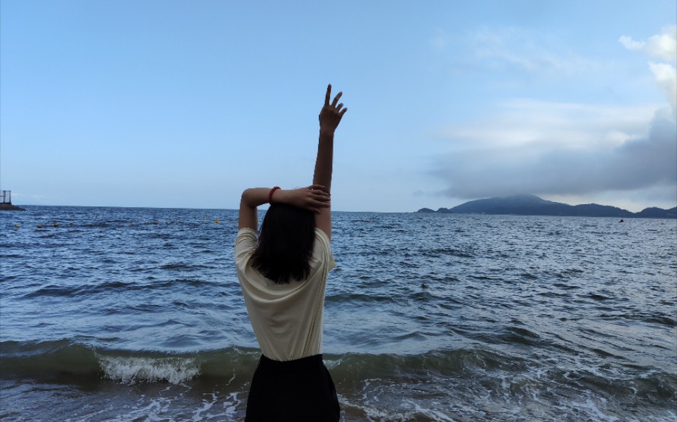 澳门打卡竹湾沙滩