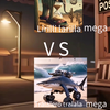 Lirilli larilla mega VS Tralalero tralala（游戏新机制：战斗界面时可将角色变为mega进化形态