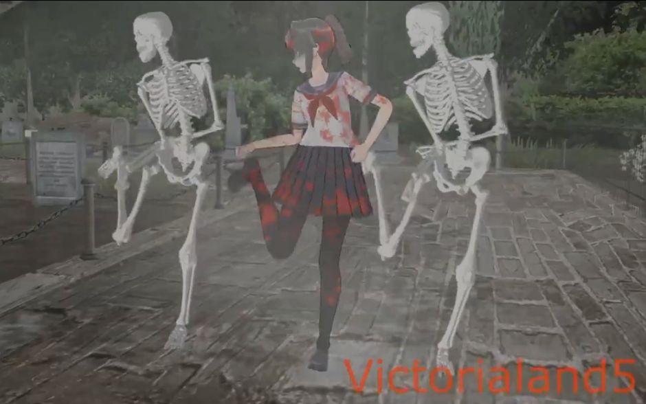 病娇酱 this is halloween【yandere simulator mmd】