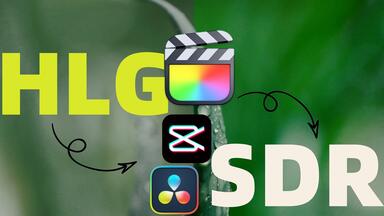 如何正确显示HLG素材｜Final cut pro，剪映，达芬奇