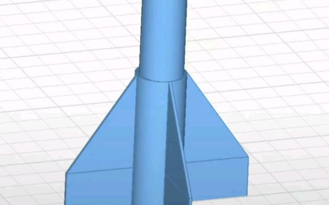 火箭头锥和尾翼的建模,现学的