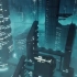 视频素材 ▏k315 4K画质3D科幻赛博朋克外星城市飞船炫酷霓虹穿梭城市夜店LED大屏幕背景Vj视频素材