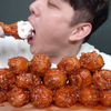[深渊巨口] [韩国吃博UDT]  辣味炸鸡  一口一个鸡腿 真是超满足