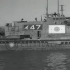 日本投降后，佐世保海湾内被美军俘获的各种潜艇