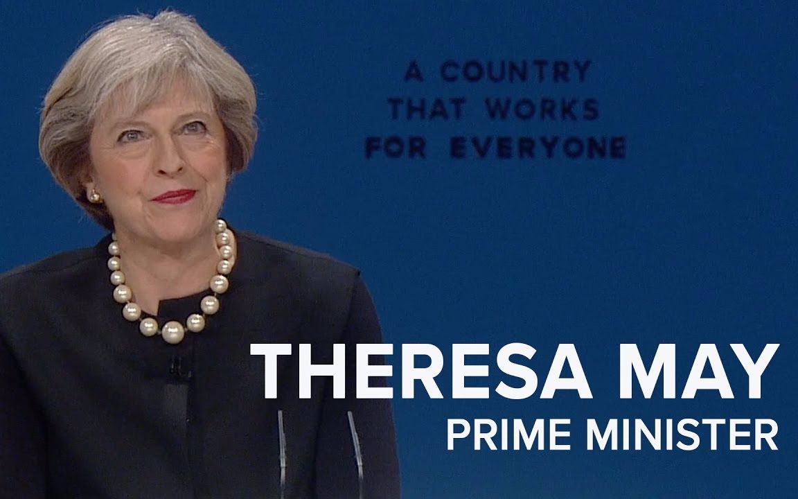 【生肉2p】theresa may谈脱欧具体细节 在保守党大会的演讲