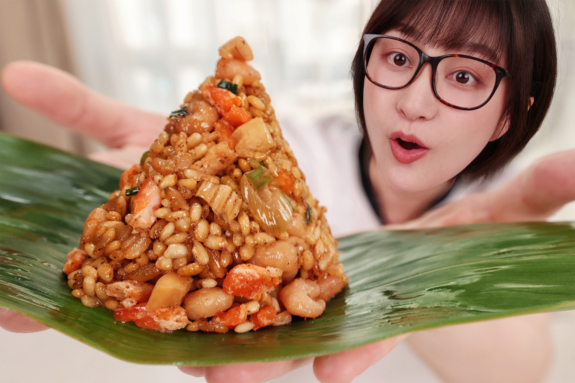 我吃过最好的粽子，不信的话，我倒想试试你的