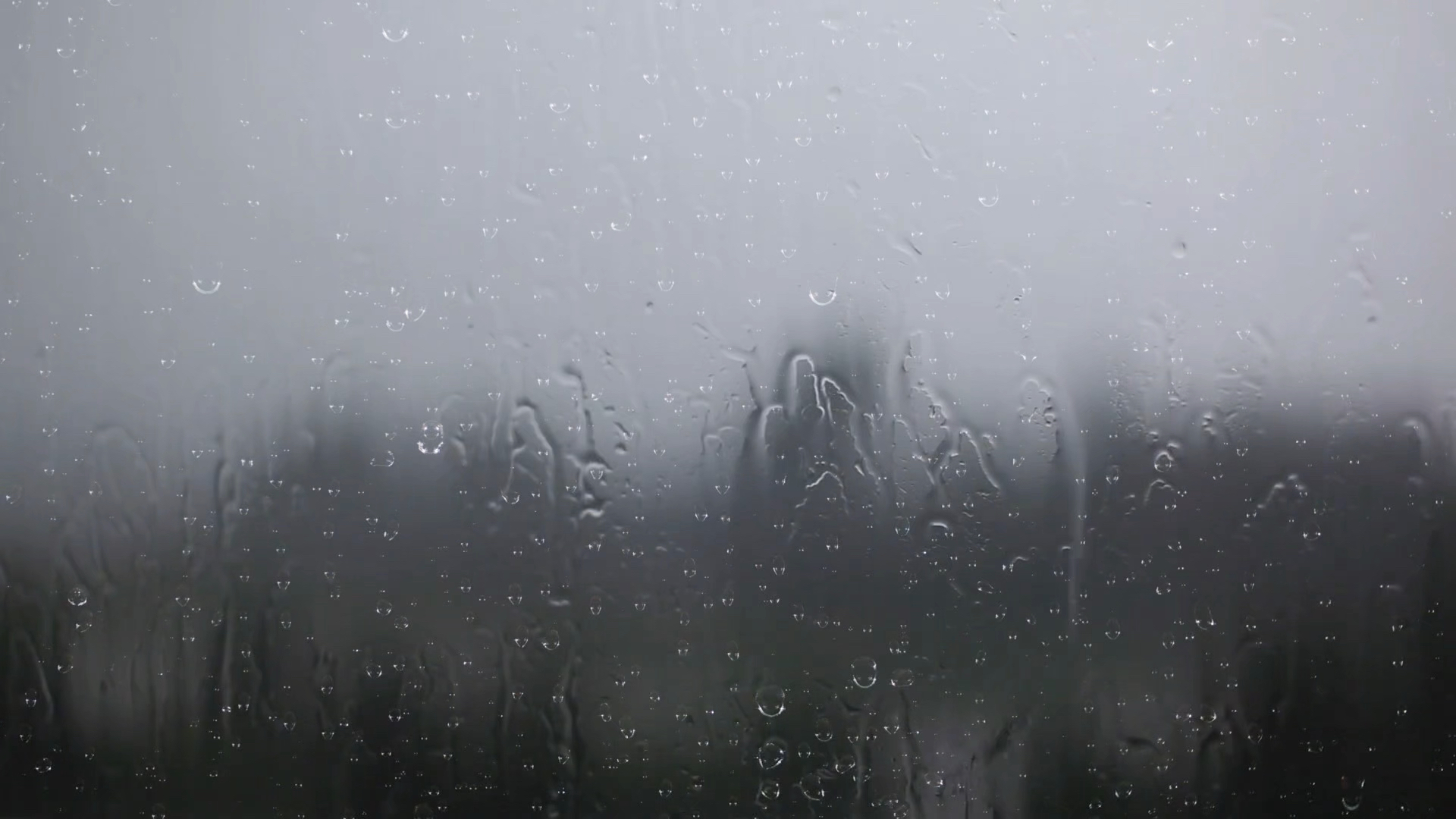 雨打玻璃助眠背景音乐、催眠白噪音雨声治、治愈系