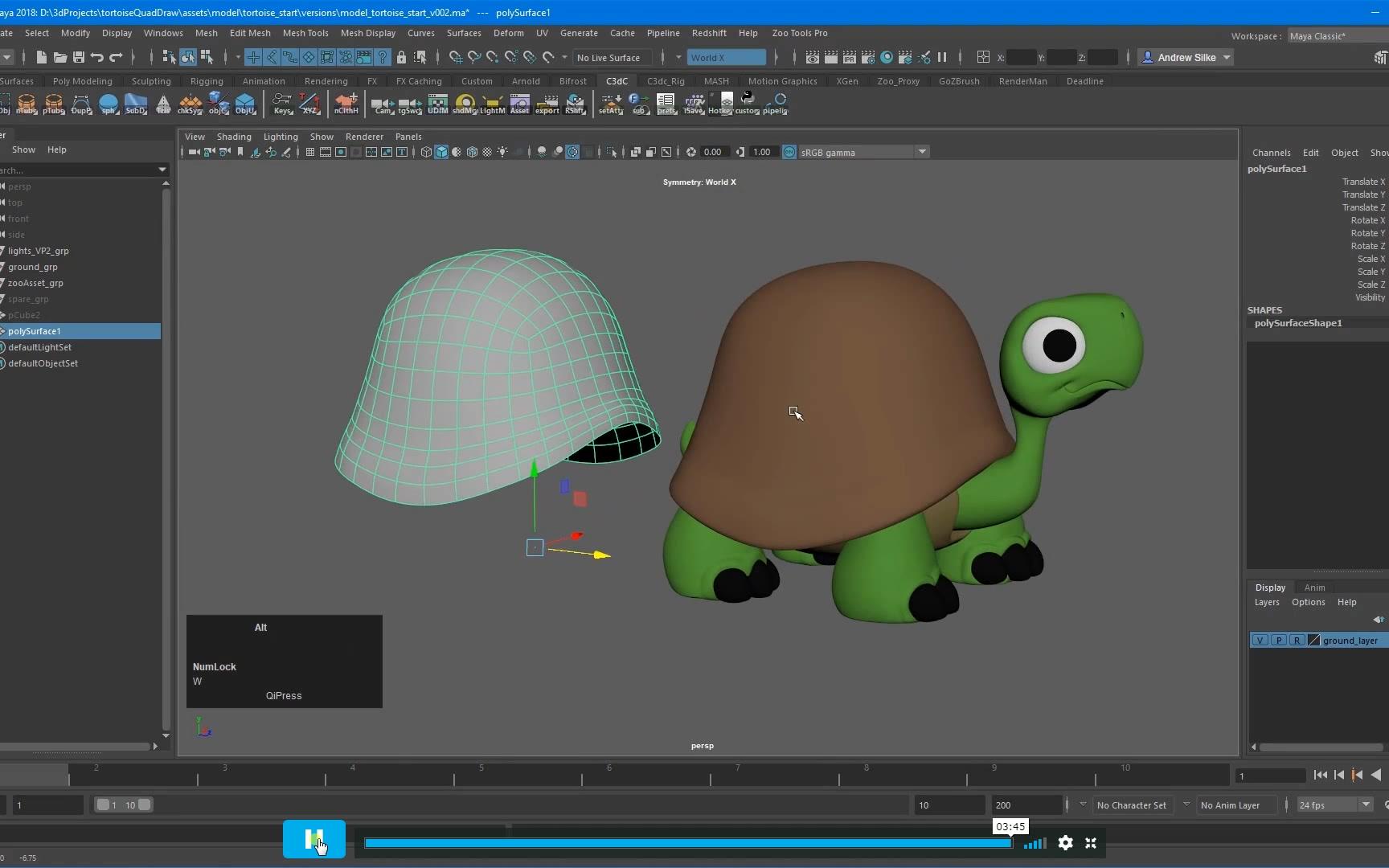 Maya Quad Draw的妙用之处！_哔哩哔哩_bilibili