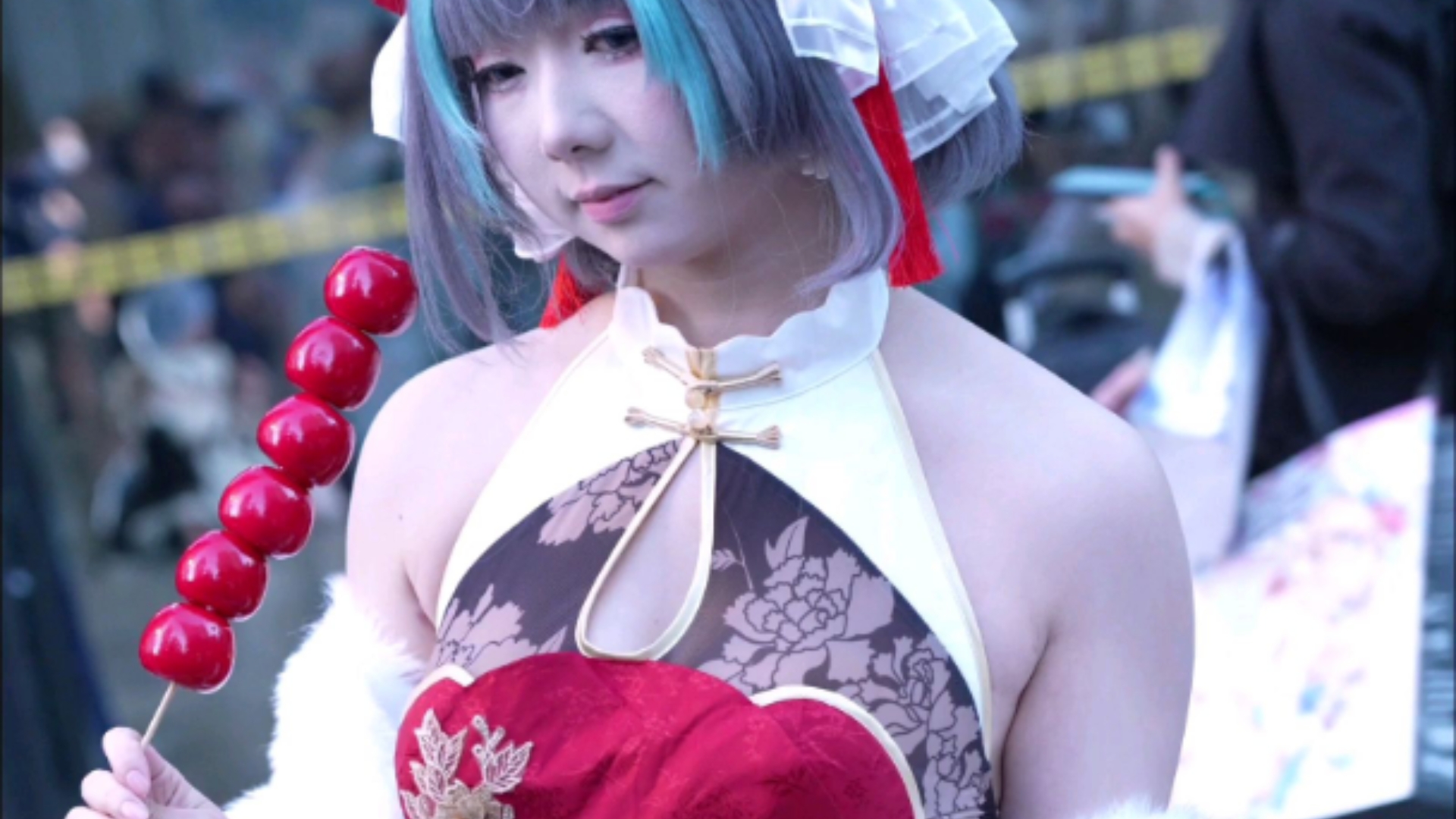 【Ye Mama's Cheshire New Year Cheongsam Cosplay】- So big, so long, so delicious