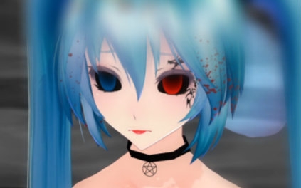 『初音』glassy sky_mmd·3d_动画_bilibili_哔哩哔哩