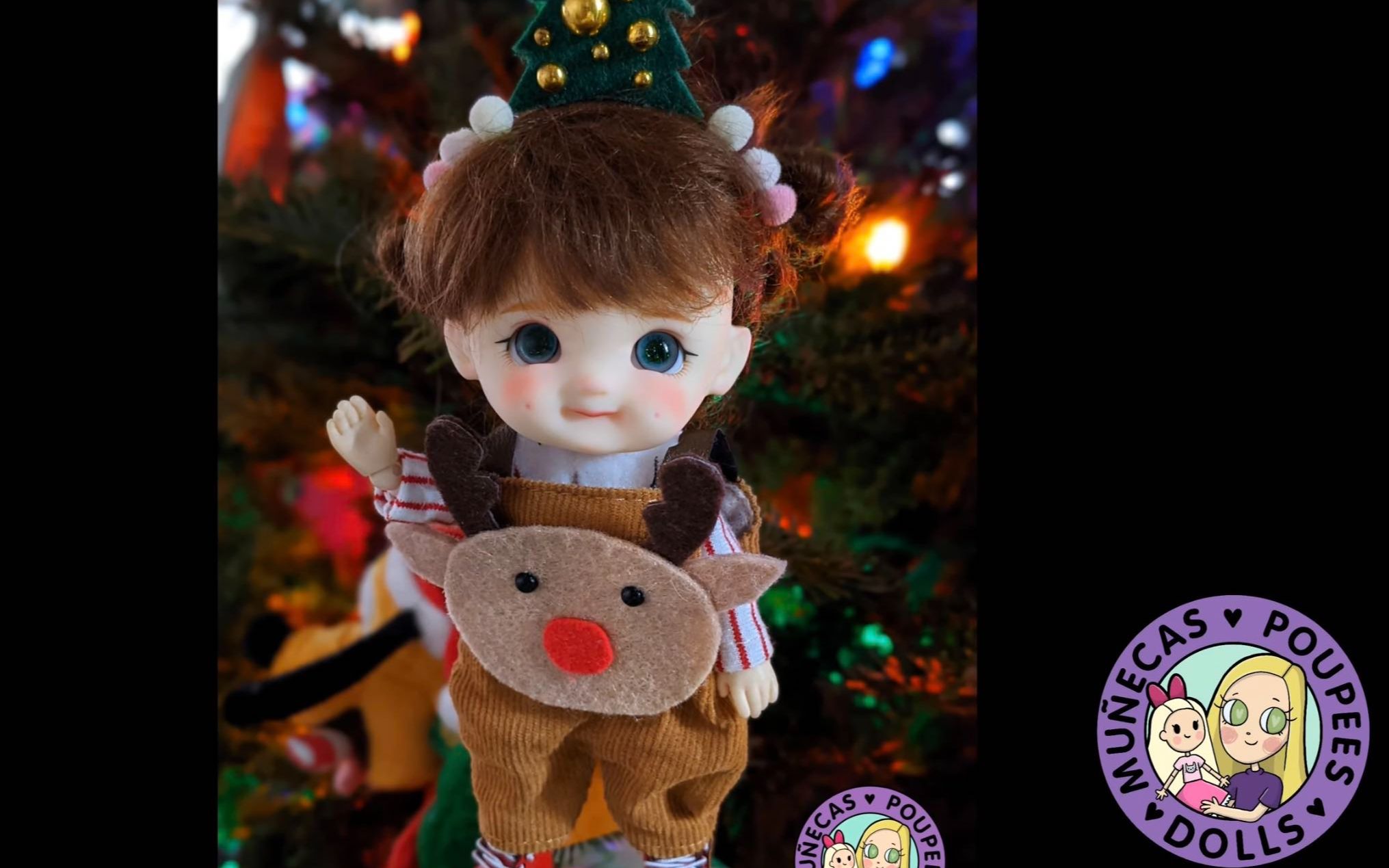 转载国社stodoll迷你ob11娃娃小酒窝圣诞系列大全套开箱展示stodoll