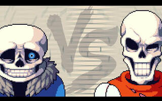 undertale - sans vs papyrus