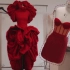 【熟肉】【McQueen‖ROSE DRESS】Judy Halil展示红玫瑰连衣裙的制作细节‖高定（cc字幕）