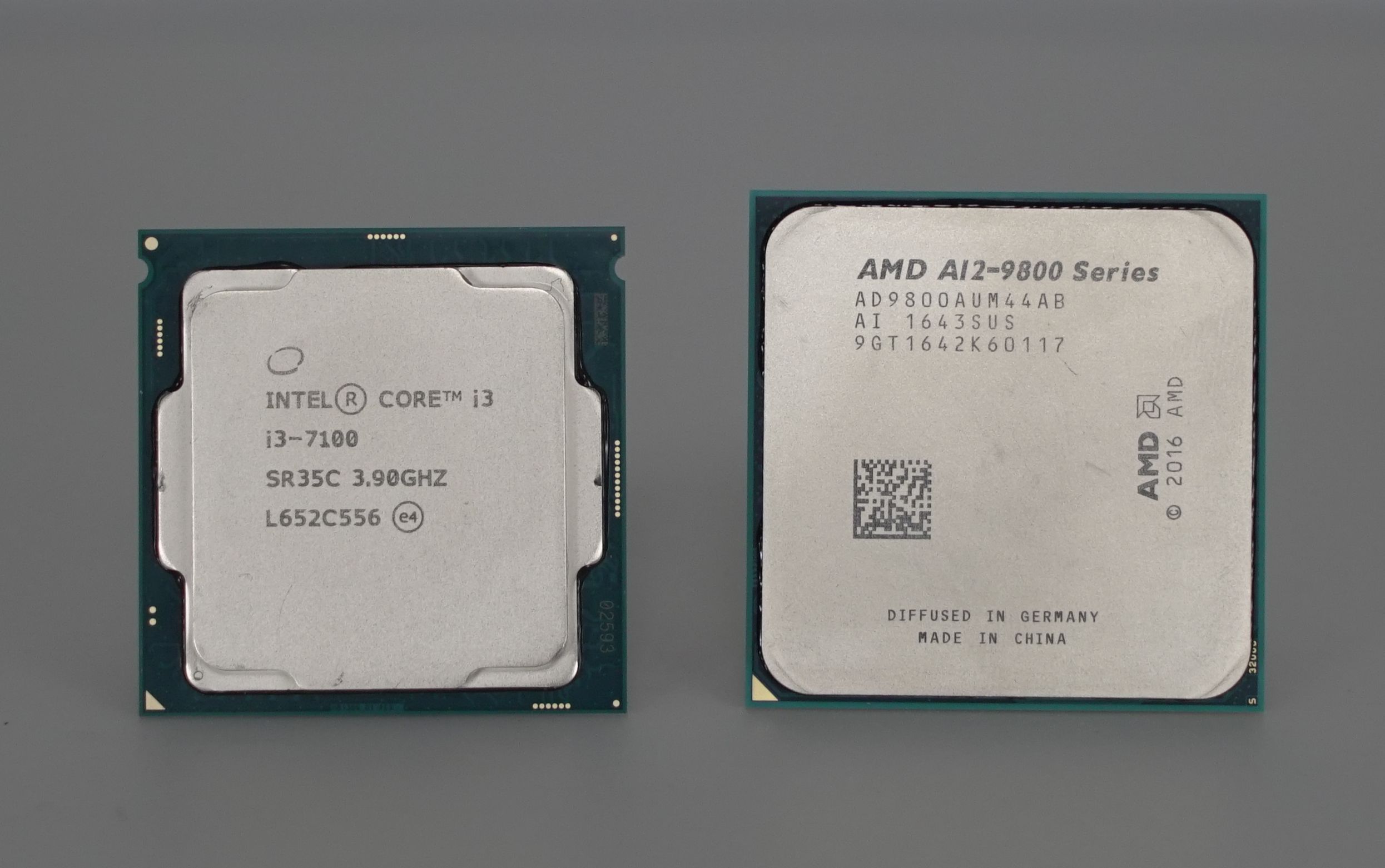 核显CPU哪家强？A12 9800与i3 7100的那些事