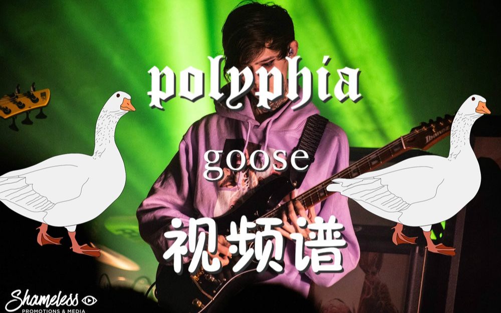 【视频谱】polyphia-goose，鹅鹅鹅曲项向天歌