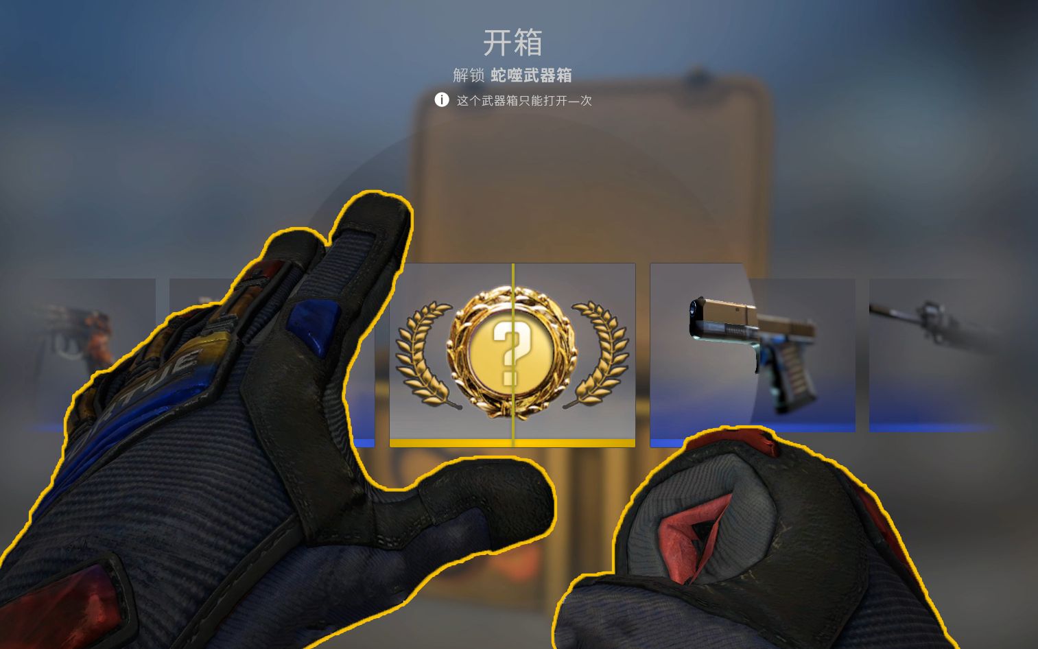 女朋友开箱出手套?_csgo