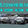 审：20万为什么买这四款纯电SUV